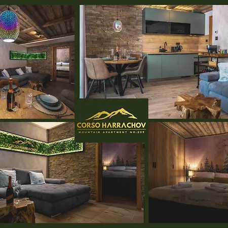 Mountain No 209-corso Harrachov, High Speed Wi-fi, Ambilight Smart Tv, Netflix, Youtube, Free Parking, Private Sejf, Private Bike Storage, Harrachovcard